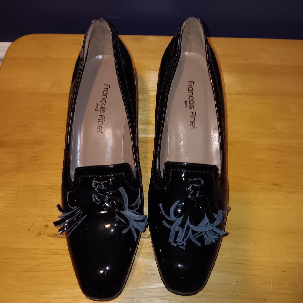 Francois Pinet Patent Leather Heels Size 38
